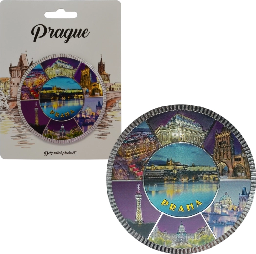 Magneet Praag – kleurrijke educatieve souvenir voor kinderen