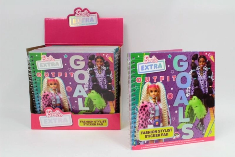 Barbie modealbum met stickers