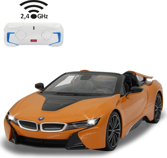 Jamara BMW i8 Roadster RC-auto 1:12 oranje 2,4 GHz