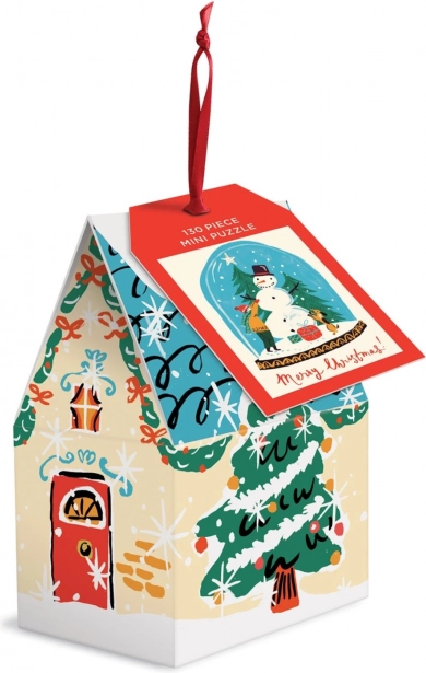 Winterpuzzel sneeuwpop GALISON 130 stukjes