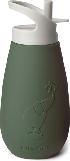 NuuRoo Pax siliconen fles dusty green