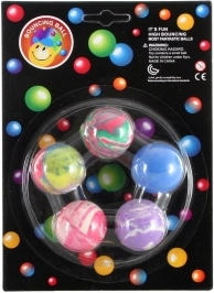 Gevlekte stuiterballen – set van 5 stuks