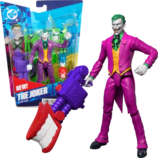 Mattel DC Comics Joker-figuur 17 cm met accessoires