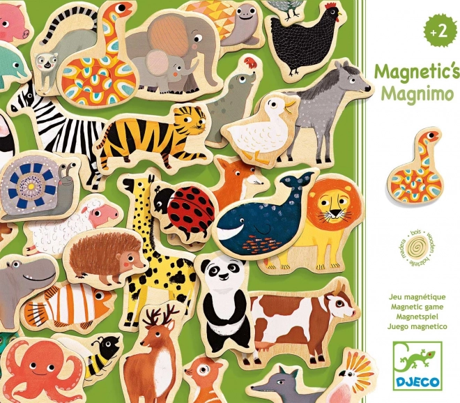 Magnetische dieren uit de dierentuin DJECO