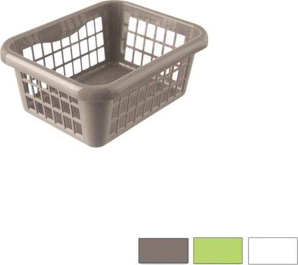 Plastic opbergmandje mix 15,5 × 12,5 × 6,5 cm