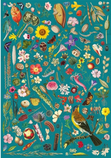 Puzzel Bloemenfantasie 500 stukjes