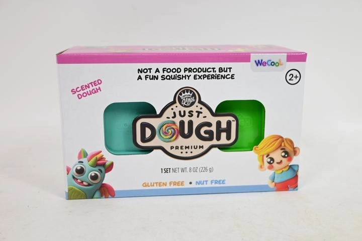 Wecool Just Dough boetseerklei 2 stuks (blauw en groen)