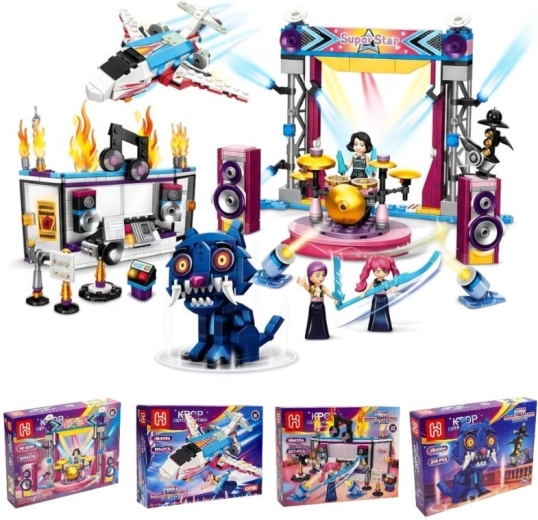 Bouwset K‑Pop Demon Hunters 214 onderdelen