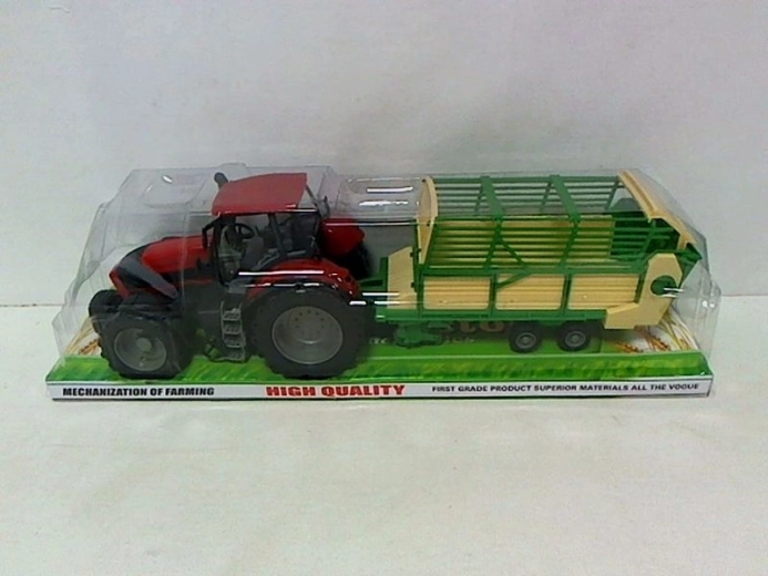 Tractor met aanhanger voor kinderen