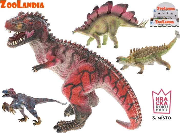 Zoolandia dinosaurusfiguren – set van 4 realistische dinosaurussen