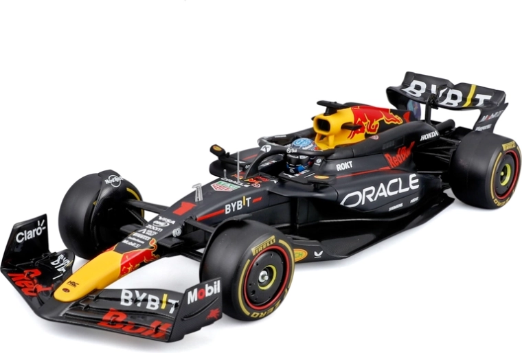 Bburago F1-model Oracle Red Bull Racing RB20 2024 Max Verstappen 1:24 in acrylbox
