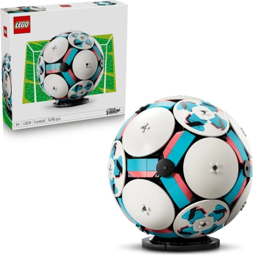LEGO Editions voetbalbal – bouwset om tentoon te stellen met mini-stadion