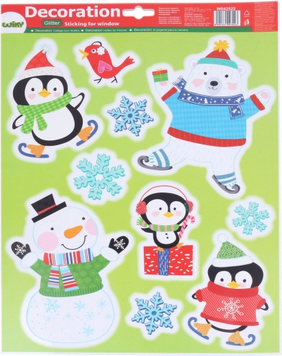 Kerst raamdecoratie 41 × 29 cm