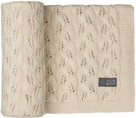 Vinter & Bloom deken moment organic linen beige