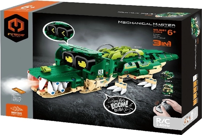IM.Master RC robotische krokodil 3-in-1 – bouwset met 513 onderdelen