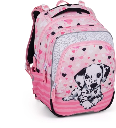 Bagmaster Beta schoolrugzak met dalmatiër-motief