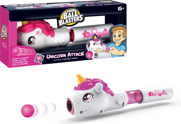 Airsoftpistool Eenhoorn met 6 kogels voor kinderen