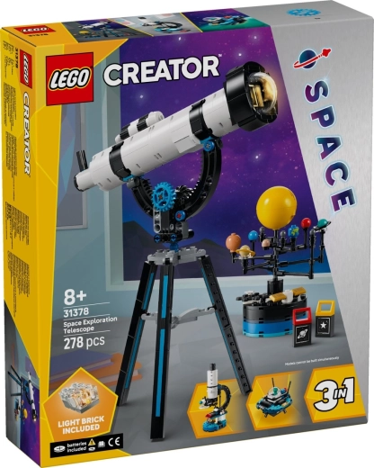LEGO Creator 3-in-1 telescoop voor het ontdekken van de ruimte