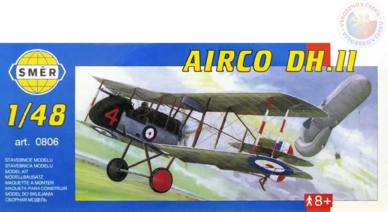 Směr modelvliegtuig Airco DH II 1:48