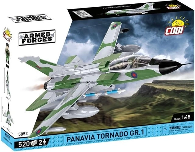 Cobi Armed Forces Panavia Tornado bouwset van een militair vliegtuig