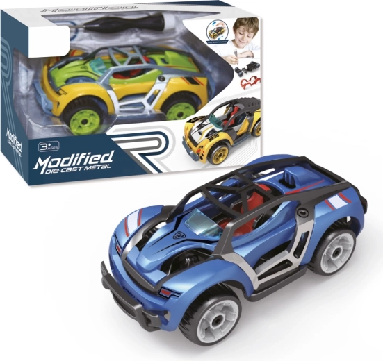 Schroefbaar autootje 1:32 met pull-back functie