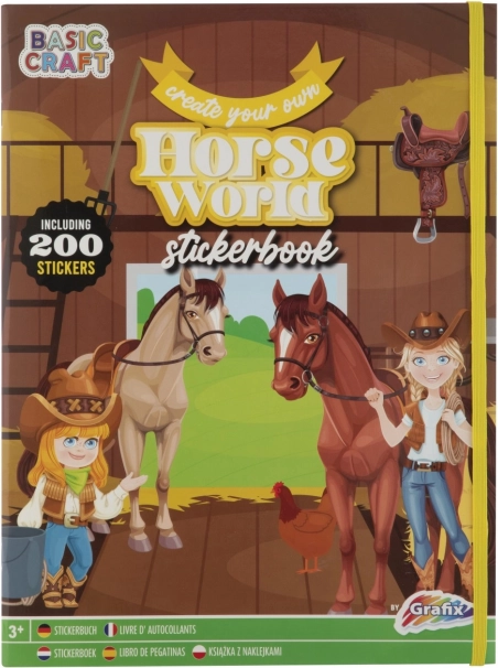 Magisch stickerboek – paarden, 200 stickers