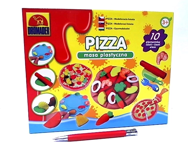 Boetseerklei pizza