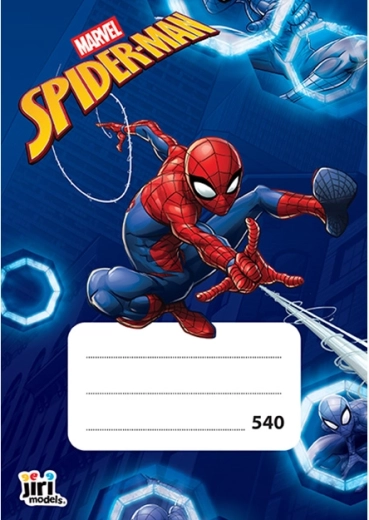Schoolschrift A5 Spiderman 540 zonder lijnen (40 vellen)