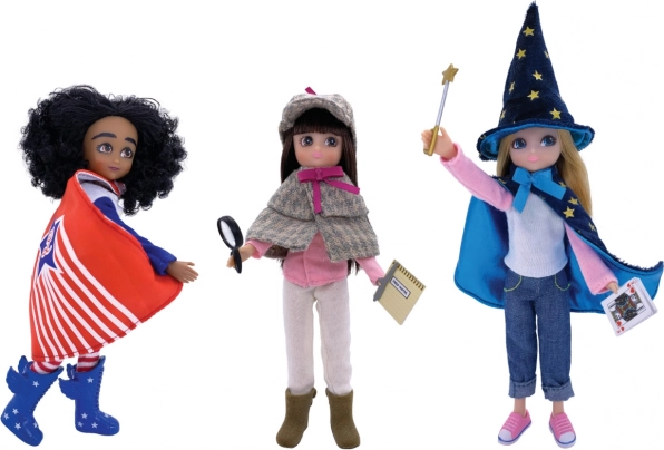 Set kostuums voor Lottie-poppen - Verkleedfeestje