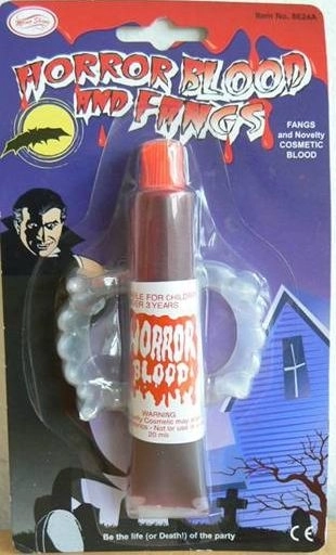 Vampiertanden met nepbloed voor kinderkostuums