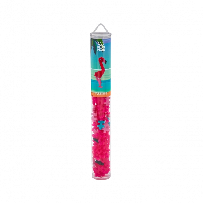 Plus-Plus Mini Tube Flamingo