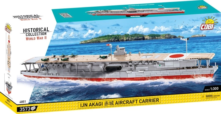 Cobi IJN Akagi vliegdekschip 1:300 (3573 onderdelen)