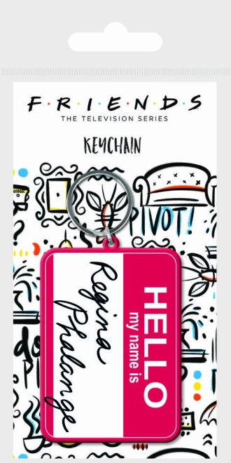 Rubberen sleutelhanger VRIENDEN – Regina