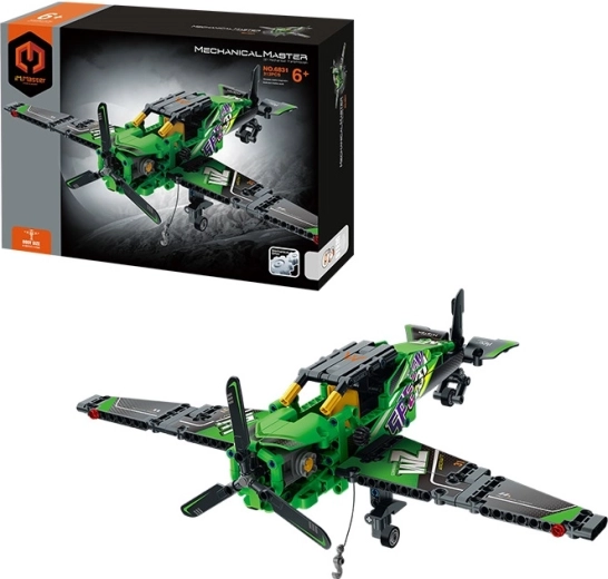 Bouwset vliegtuig eenmotorige MECHANICAL MASTER (313 stukjes)