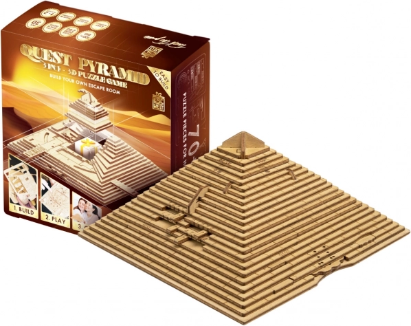 EscapeWelt Houten 3D-puzzel Piramide