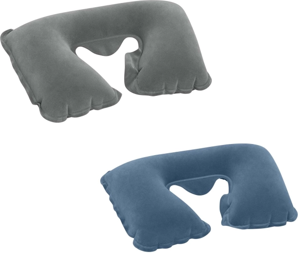 Opblaasbaar U-vormig reiskussen BESTWAY, blauw