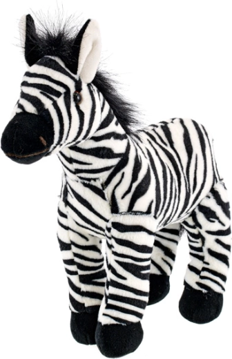 Pluchen zebra 28 cm voor baby’s