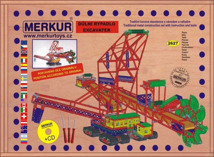 Merkur Maxi - Graafmachine, 2627 onderdelen