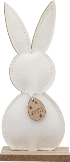 Decoratief konijnenfiguurtje met hanger 23 cm