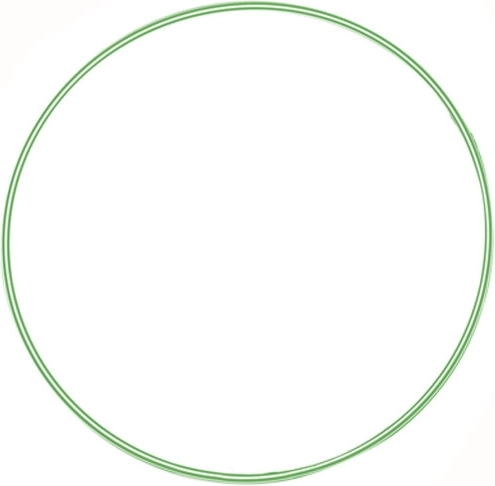 Kleurrige Hula Hoop 80 cm