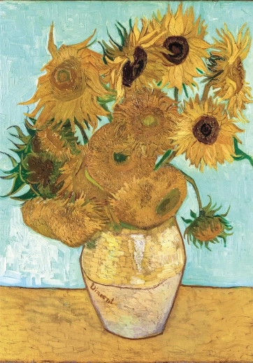 Clementoni puzzel Museum Collection Zonnebloemen 1000 stukjes