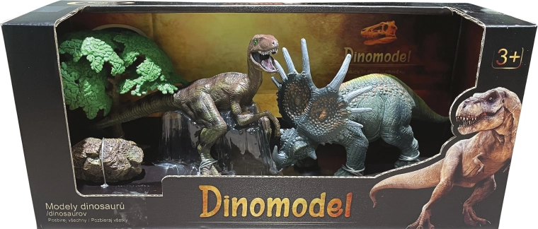 Dinosaurussenwereld – set dinosaurusspeelfiguren, 4 soorten