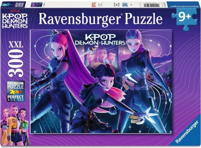 Ravensburger puzzel K-pop: demonenjaagsters – Rumi, Mira en Zoey (300 stukjes)