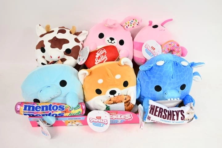 ZURU Snackles knuffel 20 cm – diertje met favoriete snack (serie 2)
