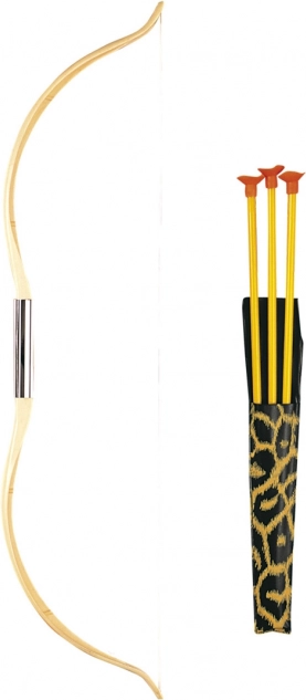 Indiaanse boog met pijlen