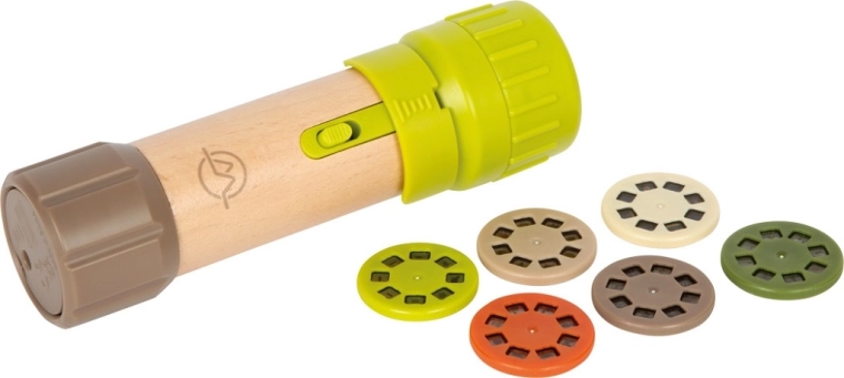 zaklamp en projector 2-in-1 Discover van Small Foot