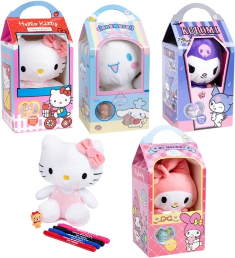 Hello Kitty Style A knuffel om in te kleuren