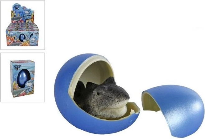 Groeiend ei met haai 6 cm - 1 stuk