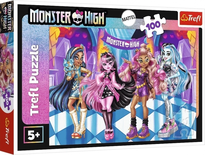 Puzzel 100 stukjes spookachtige vrienden Monster High