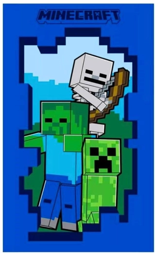 Minecraft-handdoek - 1 stuk